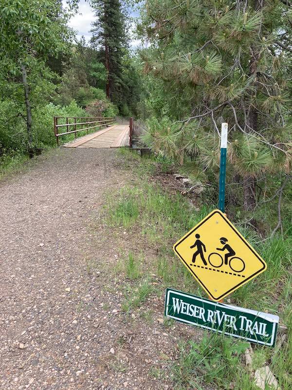 Weiser River Trail at the Starkey Trestle